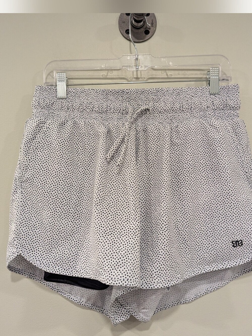 Albion Polka Spritz Dots Running Shorts Size XL